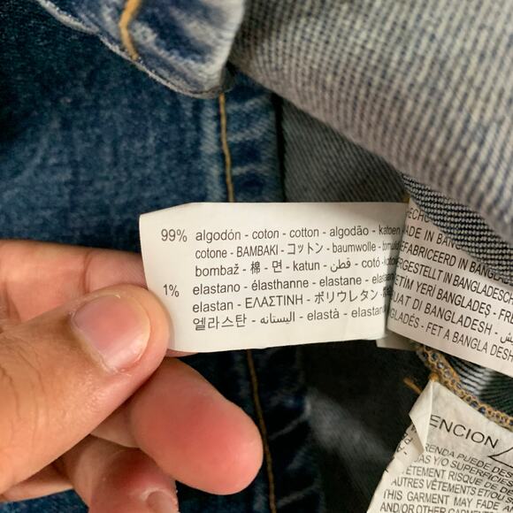 Zara Blue Denim Mini Dress - Picture 8 of 9